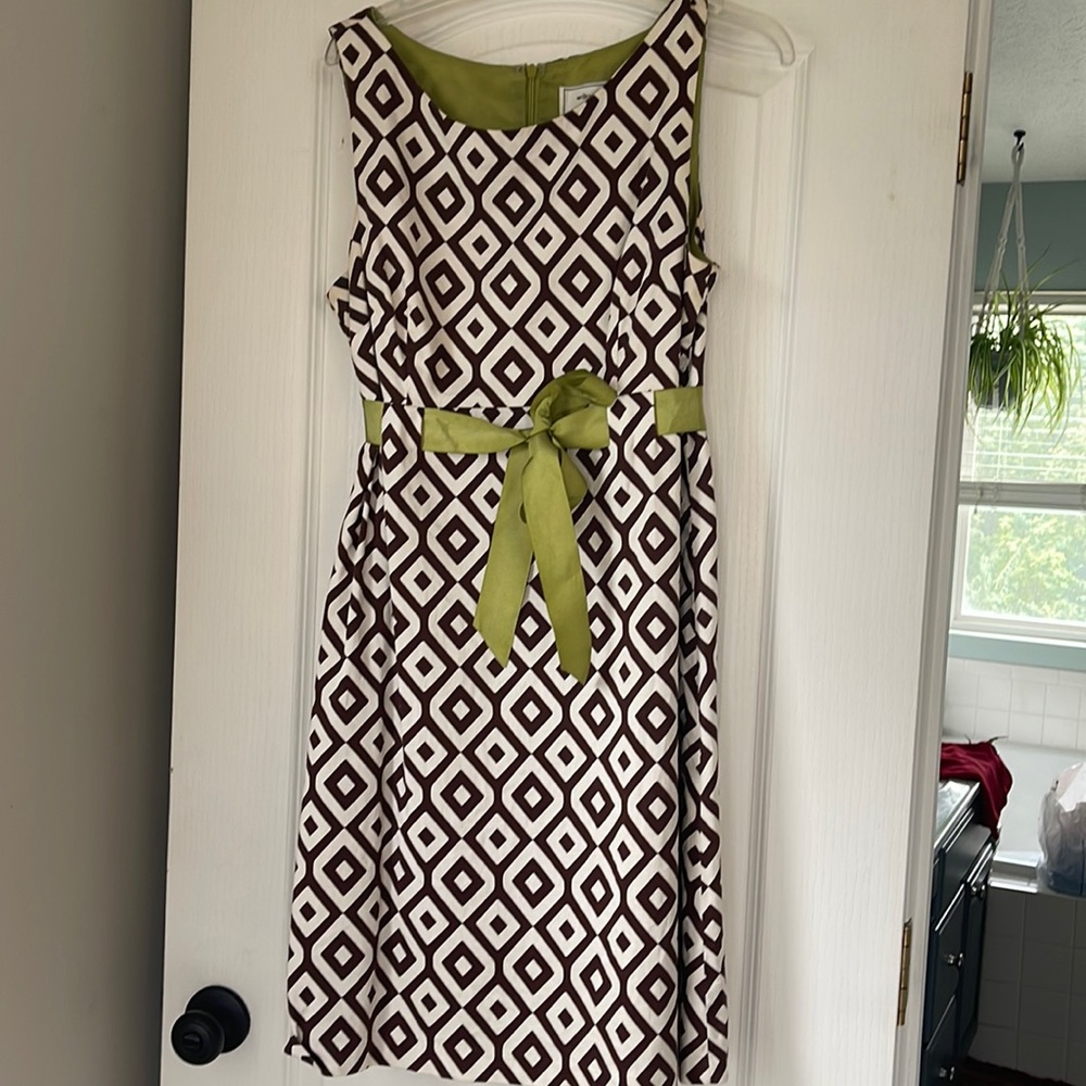 Willow Glenn NY dress with bow at waist- Size 12